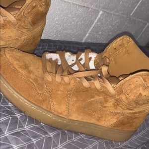 Air Jordan Retro 1’s Wheat Bread Colored